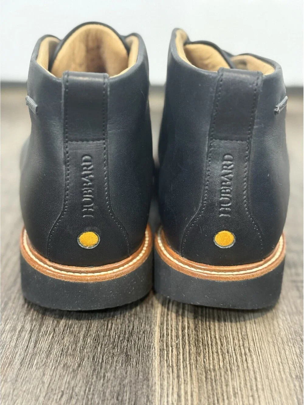 Samuel Hubbard Chukka Black Leather Boots Gore-tex Size US 7 M Men's